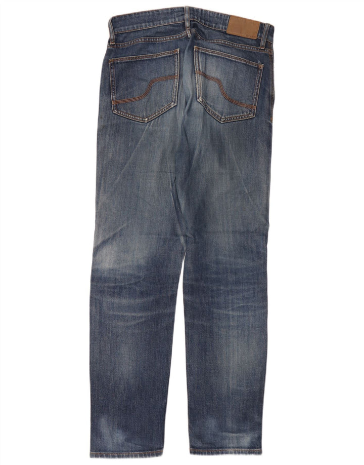 Fat Face Mens Slim Jeans W30 L32 Azul Algodão