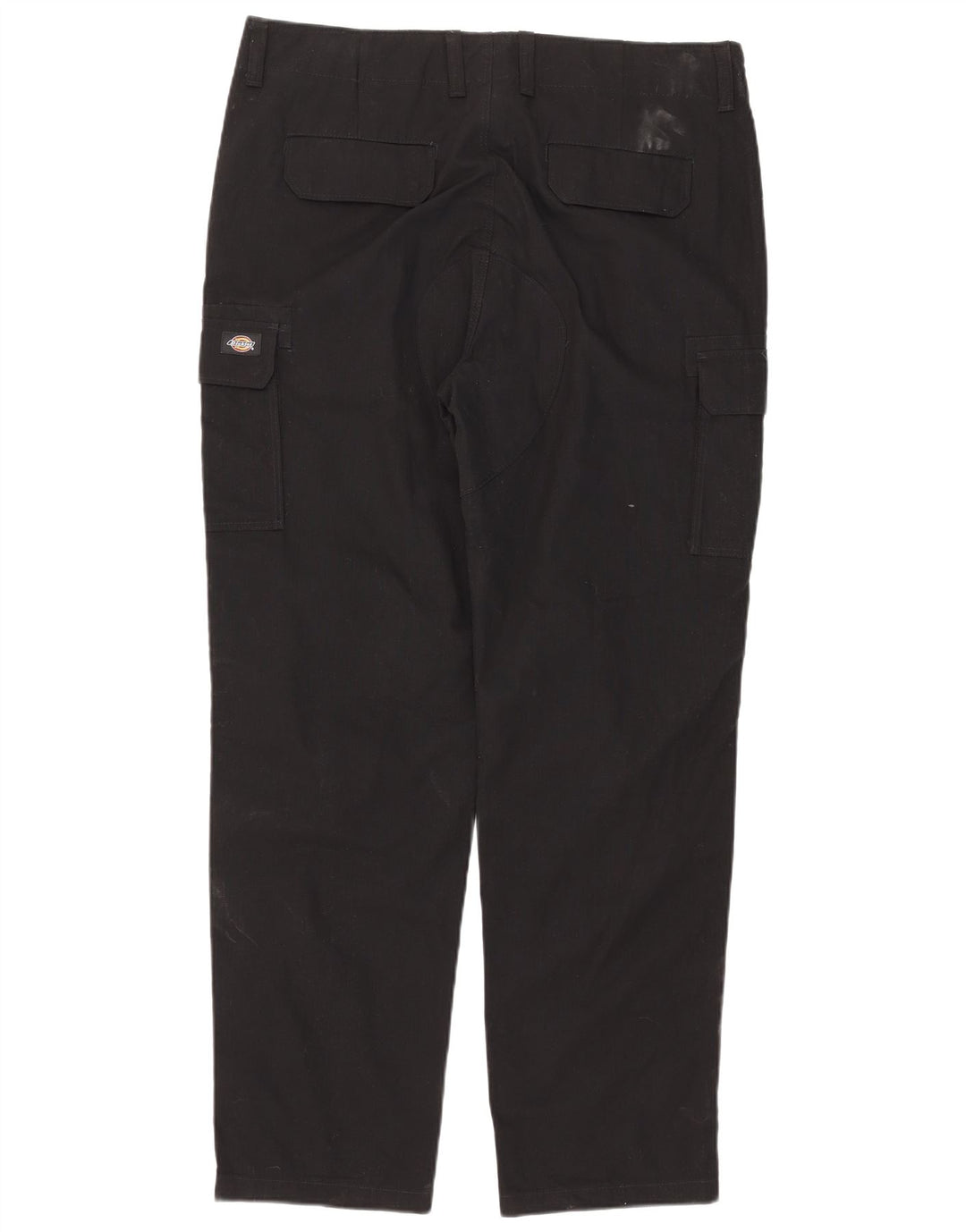 Calças cargo retas masculinas Dickies W38 L32 algodão preto