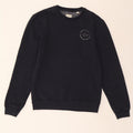 JACK WILLS Mens Graphic Sweatshirt Jumper Small Navy Blue Cotton Vintage Jack Wills and Second-Hand Jack Wills from Messina Hembry 