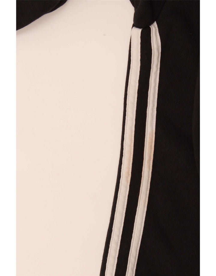 Adidas feminino oversized moletom jumper reino unido 10 pequeno preto colorblock