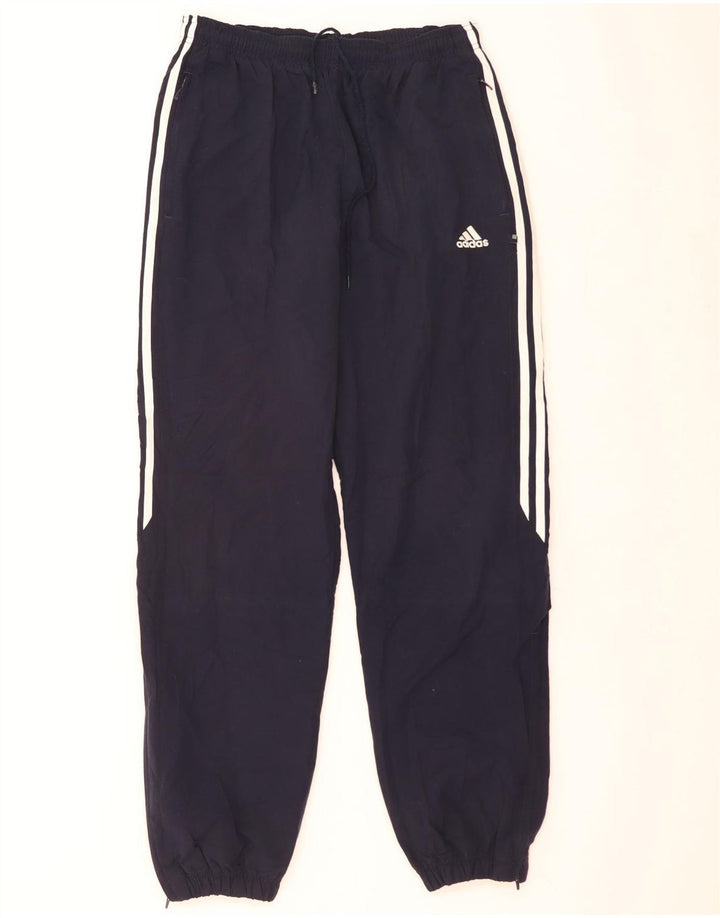 Calça de treino masculina Adidas Joggers médio azul marinho poliéster