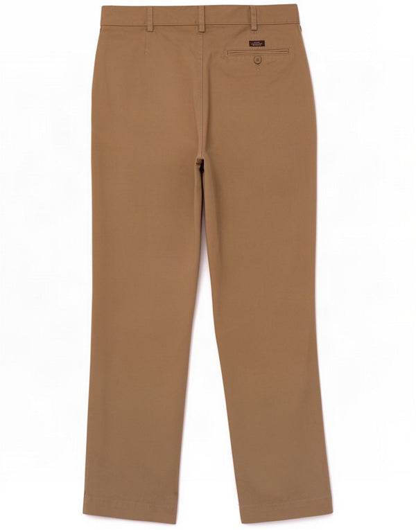 Marks & Spencer Mens Blue Harbor Straight Chino Calças W32 L31 Cáqui