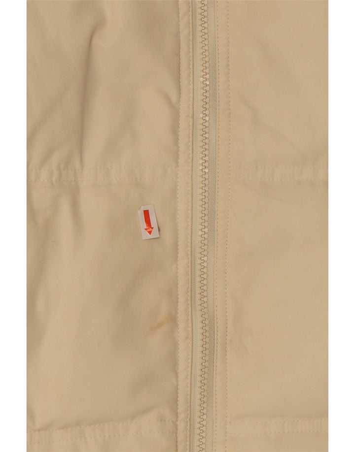 Colete acolchoado feminino Musto UK 12 poliéster branco médio