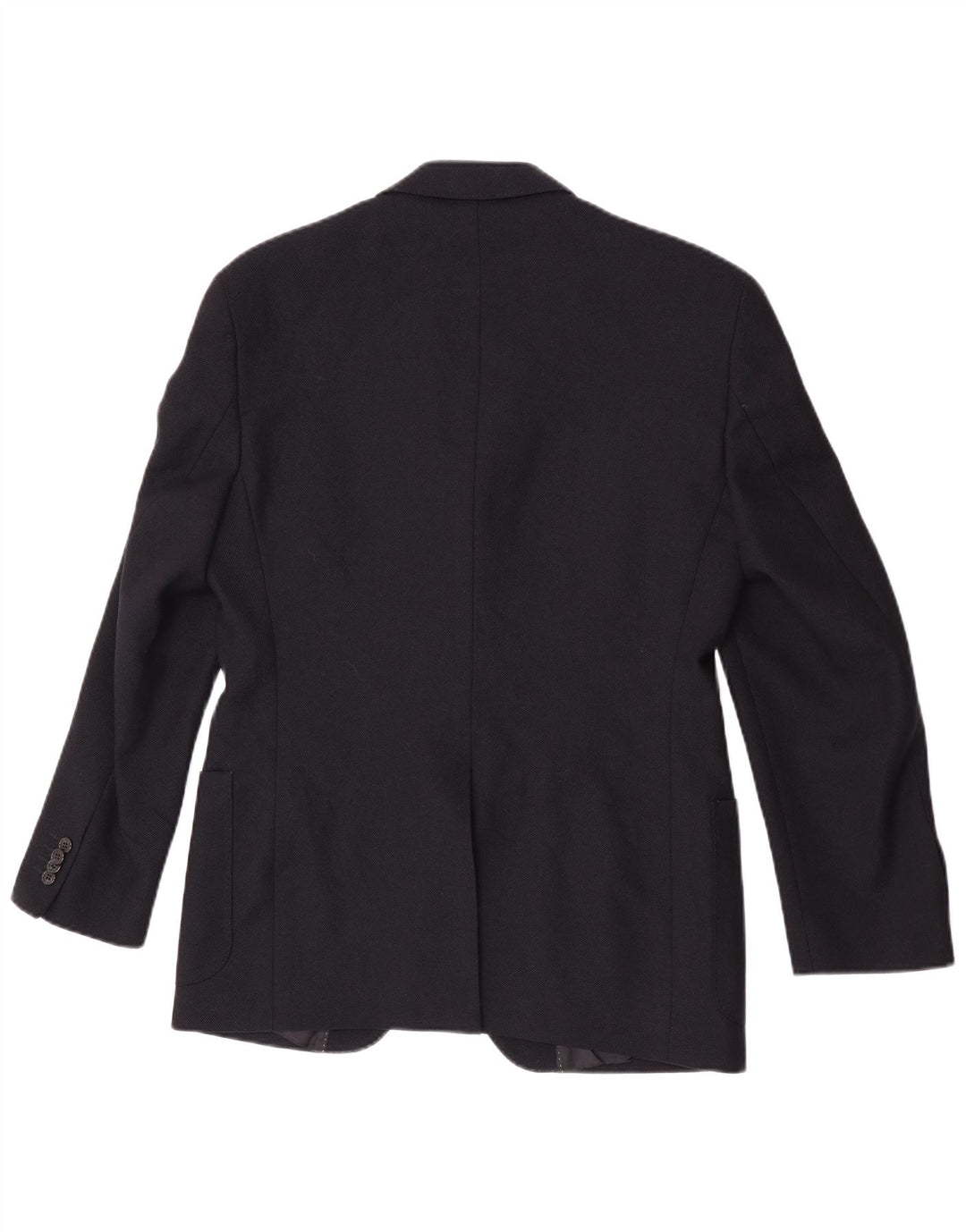 Jaqueta Blazer Setenta Masculina com 3 Botões IT 46 Pequena Lã Virgem Azul Marinho