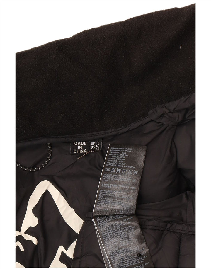 Jaqueta acolchoada feminina Superdry UK 16 grande policloreto preto