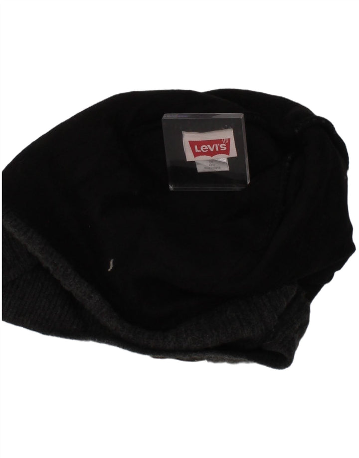 Gorro masculino de malha Levi's tamanho único cinza acrílico