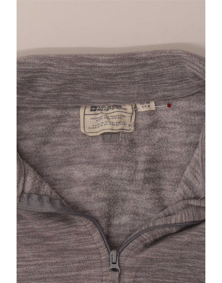 Suéter de lã feminino Mountain Warehouse com zíper e gola EU 40 cinza médio