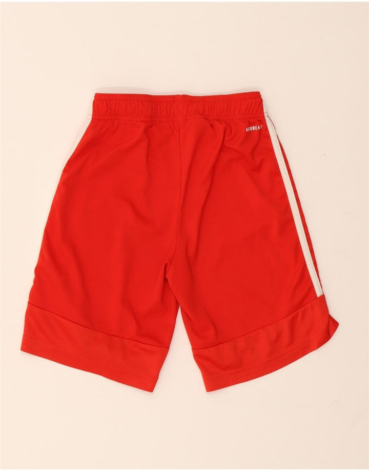 Calções desportivos Adidas Boys Aeroready 11-12 anos poliéster vermelho