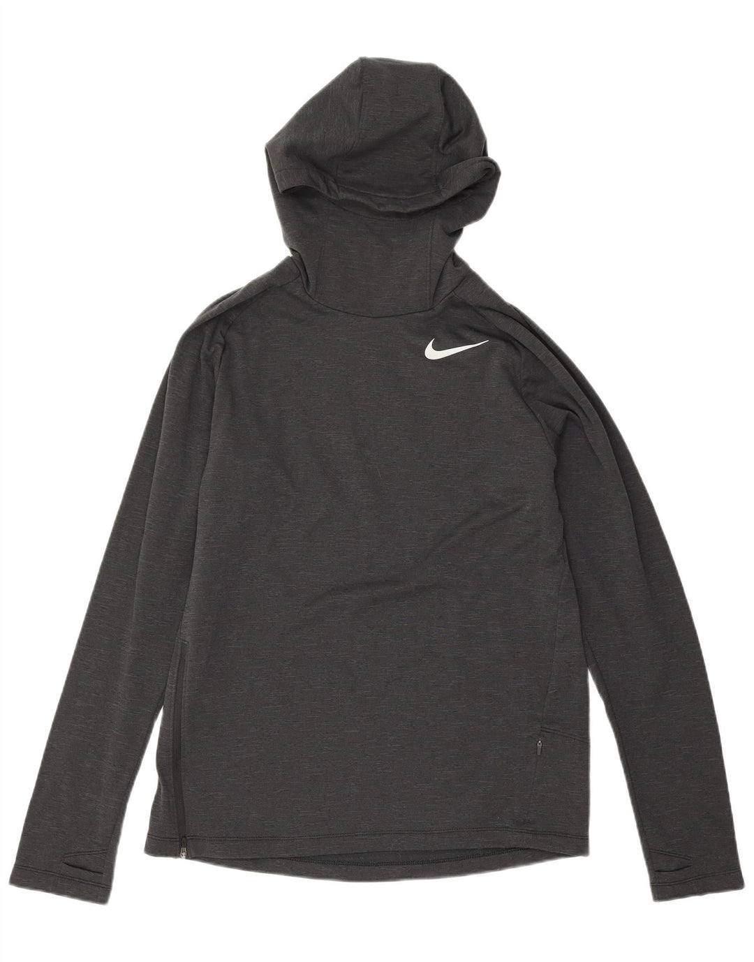 Nike Mens Dri Fit Hoodie Jumper Médio Preto Poliéster