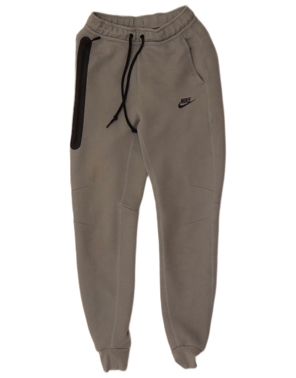 Calça de treino masculina Nike Joggers XS cinza colorblock algodão