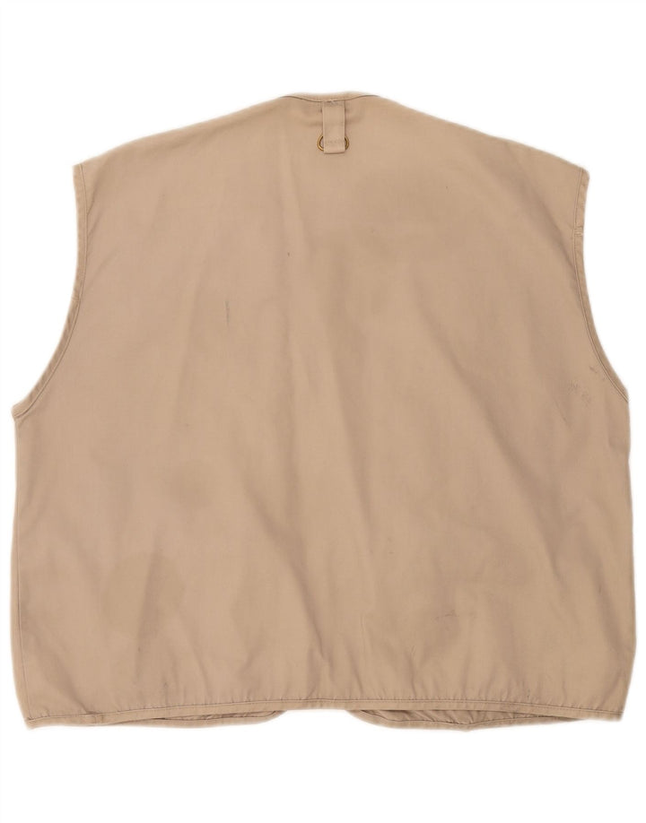 Jaqueta utilitária masculina vintage UK 40 grande bege