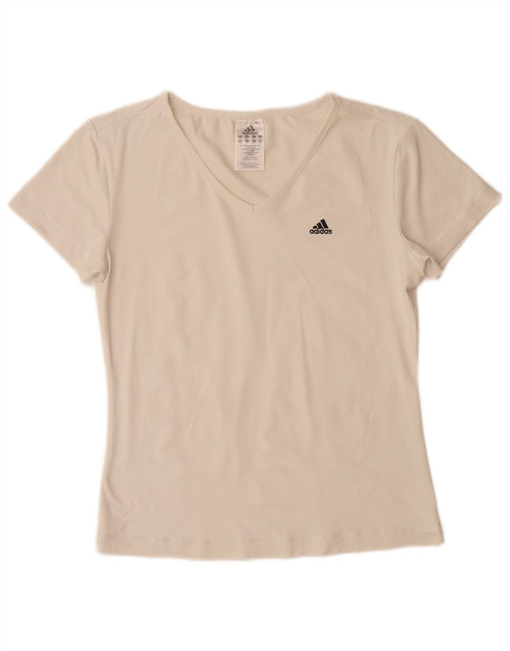 Camiseta Feminina Adidas Top UK 14 Médio Off White Poliamida