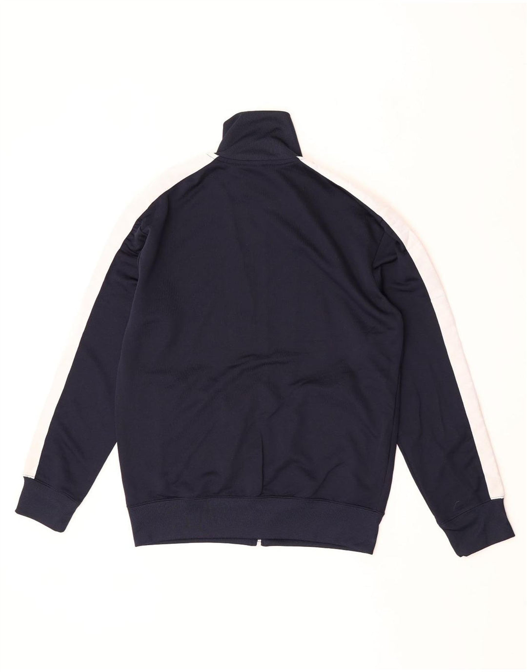 Zara Jaqueta masculina de agasalho pequeno poliéster colorblock azul marinho