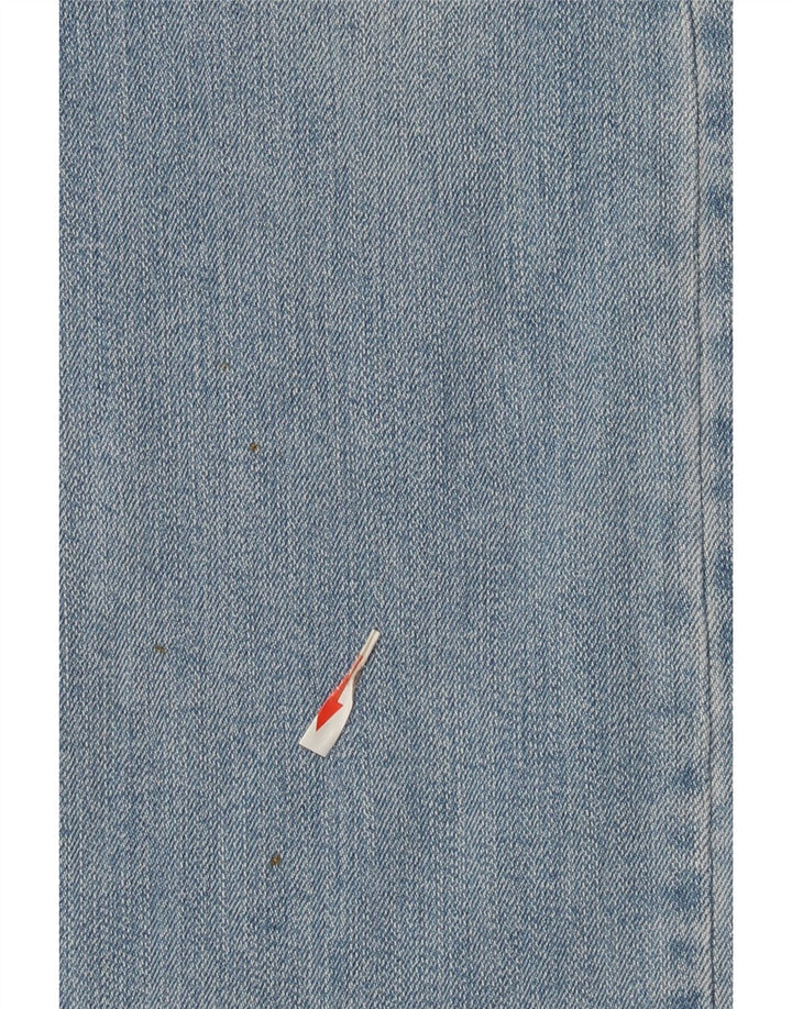 Jeans retos femininos Trussardi W29 L31 algodão azul