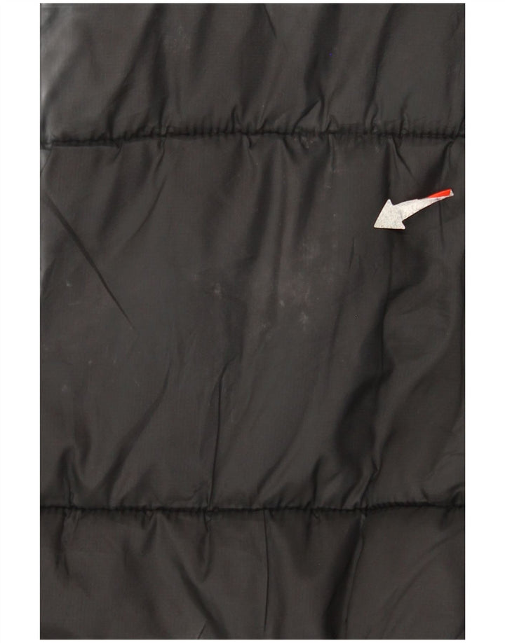 Jaqueta acolchoada com capuz feminina Adidas EU 40 poliéster preto médio