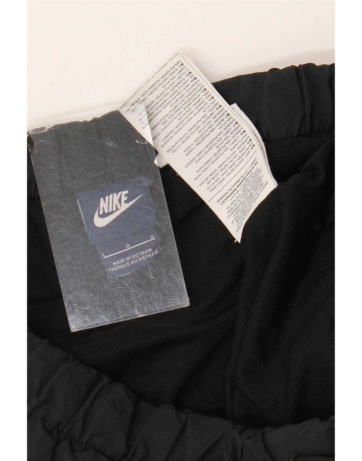 Calça de treino masculina Nike joggers grande poliéster preto