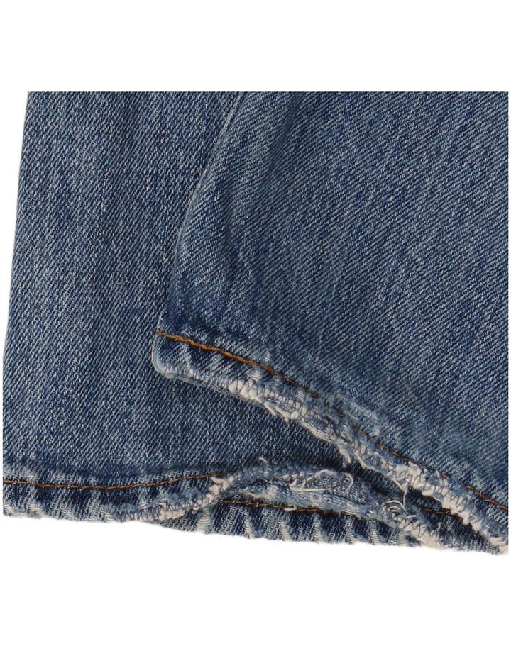 Levi's Masculino 501 Straight Jeans W32 L30 Azul Algodão