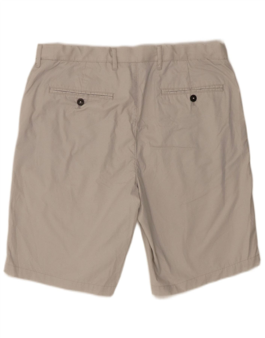 Shorts chino masculino Marks & Spencer W34 grande algodão bege