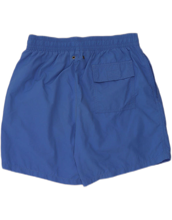 Shorts de natação masculino Ralph Lauren médio azul nylon