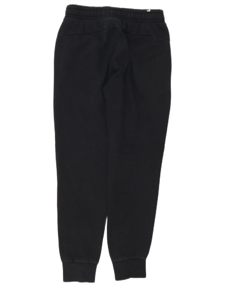 Calça de treino masculina Puma Joggers pequeno algodão preto