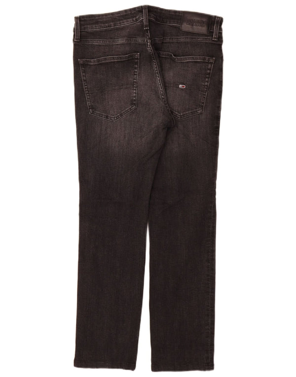 Tommy Hilfiger Masculino Slim Jeans W32 L29 Cinza