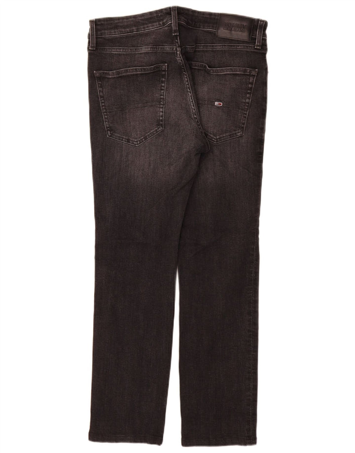 Tommy Hilfiger Masculino Slim Jeans W32 L29 Cinza