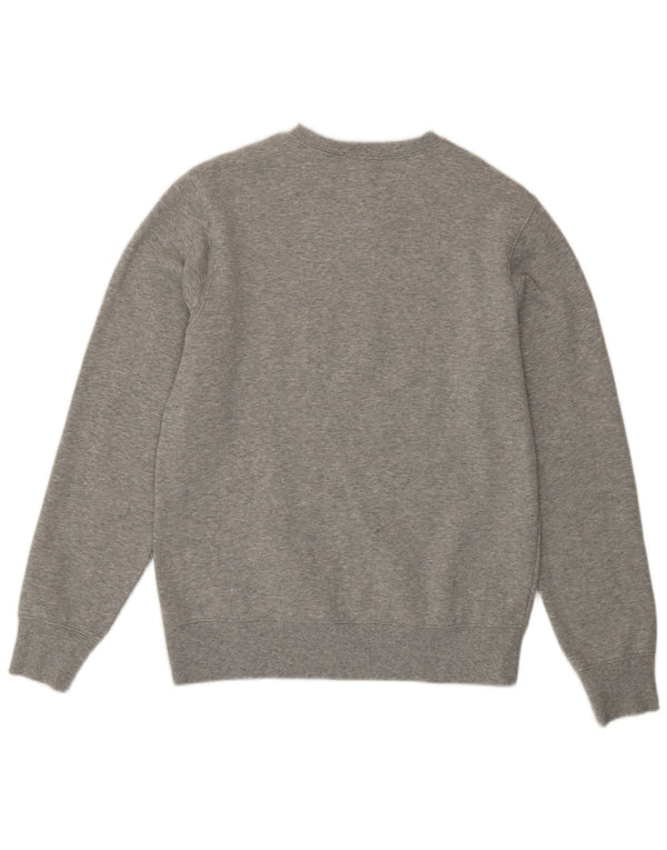 Moletom New Balance Masculino Jumper Médio Cinza Algodão