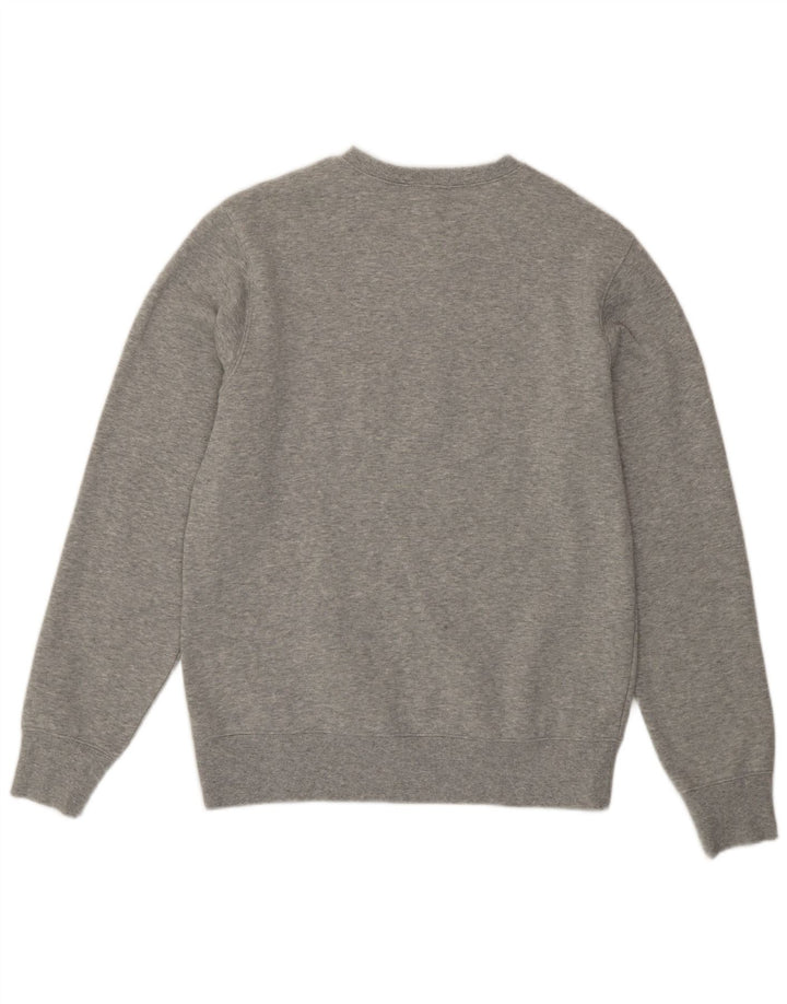 Moletom New Balance Masculino Jumper Médio Cinza Algodão