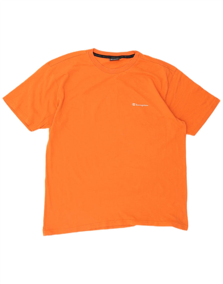 CAMPEÃO Camiseta Masculina Top Grande Laranja