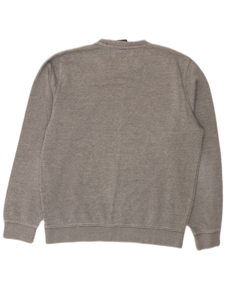 Champion moletom gráfico masculino jumper grande algodão cinza