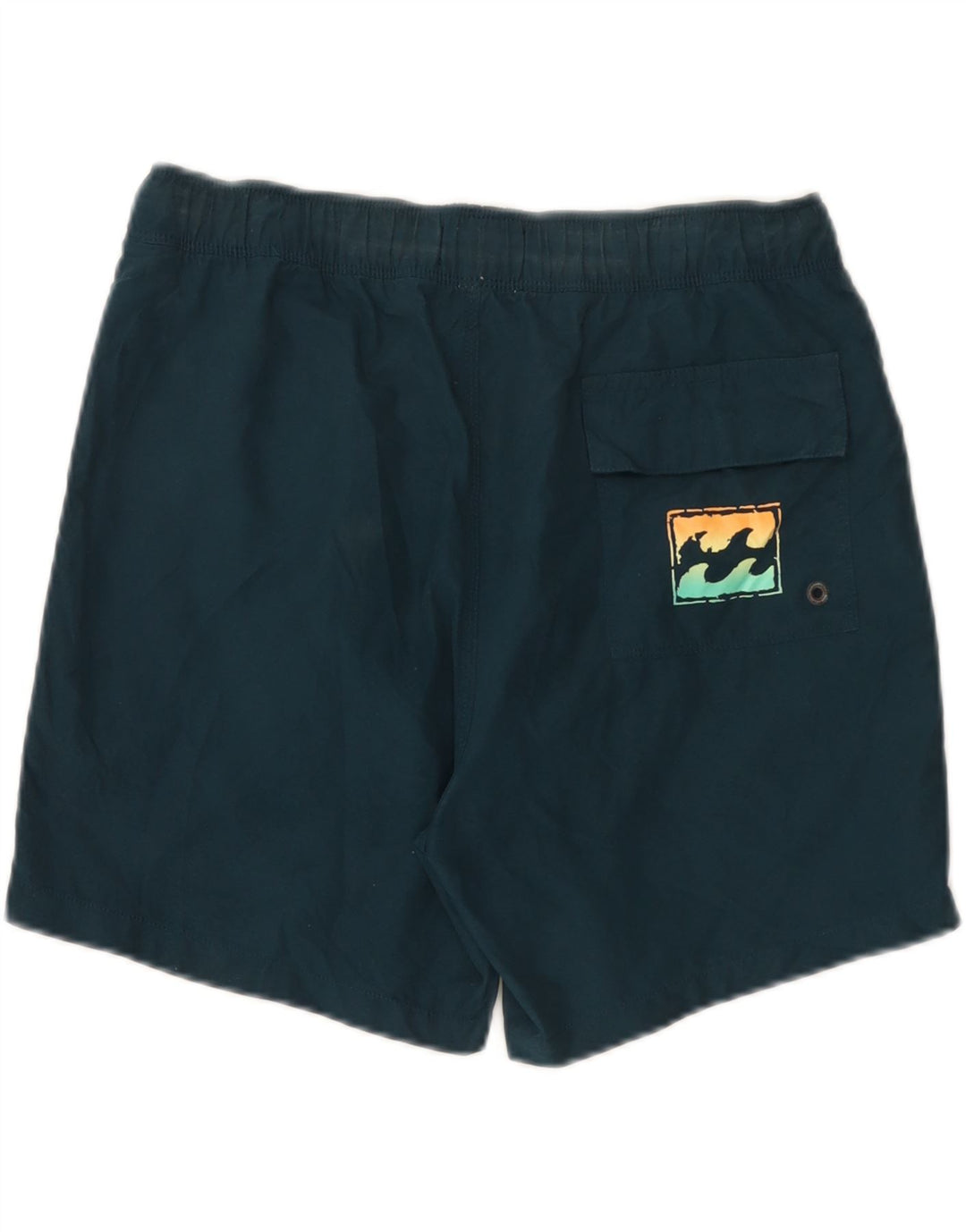 Shorts de natação masculino Billabong Graphic pequeno azul marinho