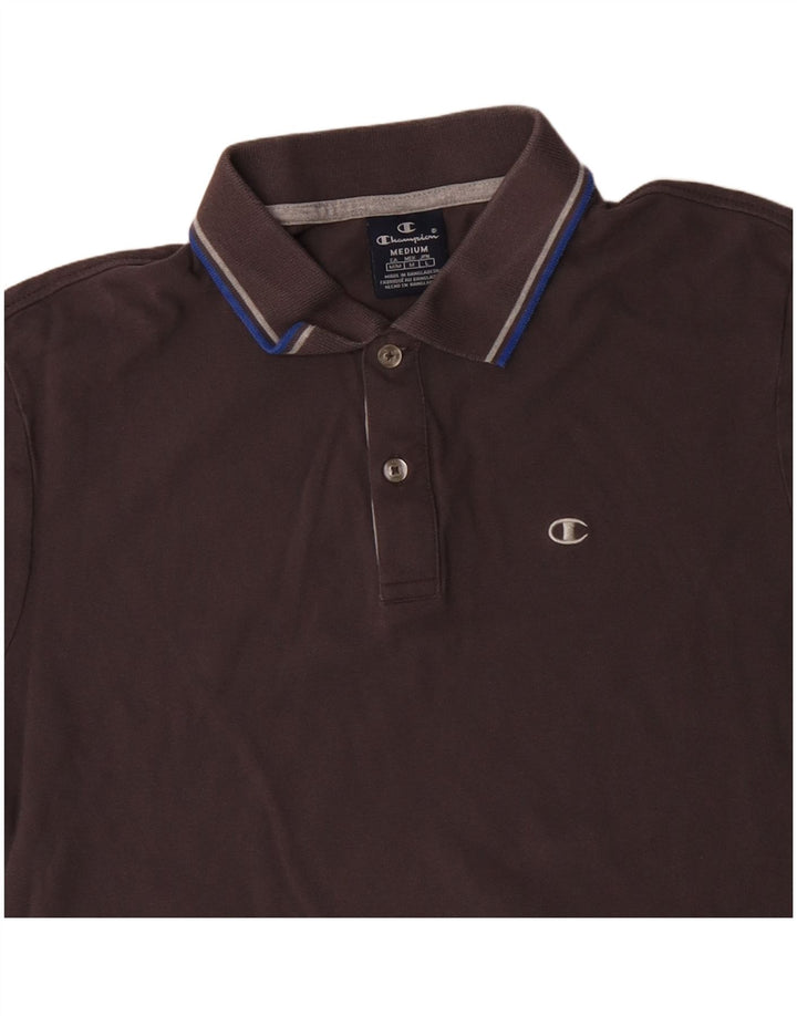 Camisa polo masculina CHAMPION algodão cinza médio