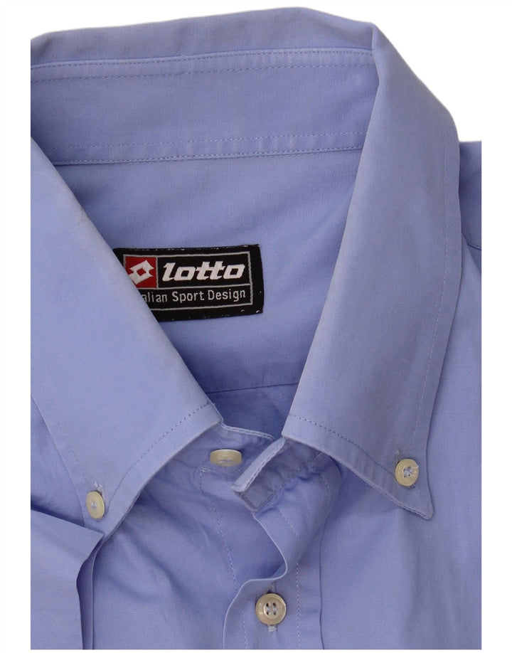 Camisa masculina de manga curta Lotto grande azul