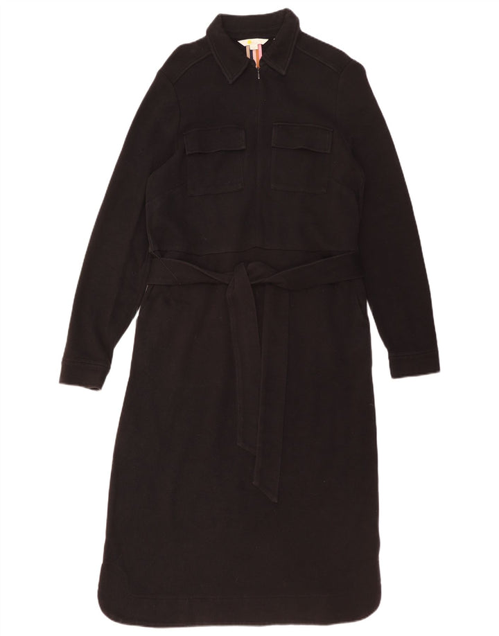 Vestido jumper feminino BODEN Reino Unido 14 algodão preto médio