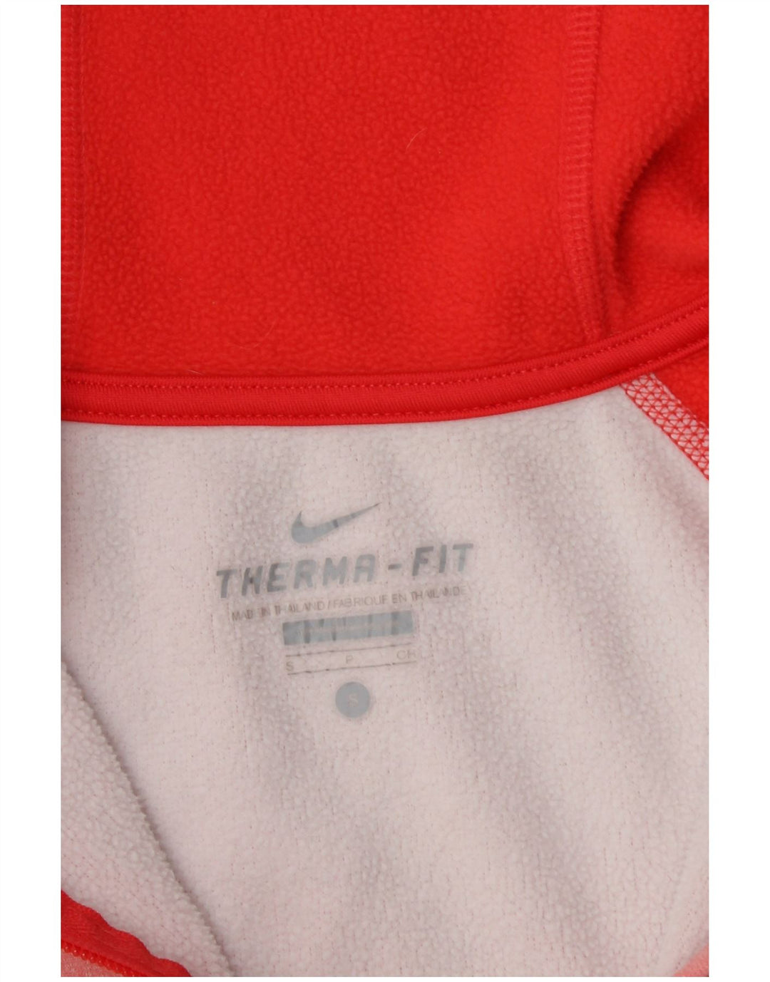 Suéter feminino Nike Therma-Fit com capuz e zíper UK 10 pequeno bloco colorido rosa