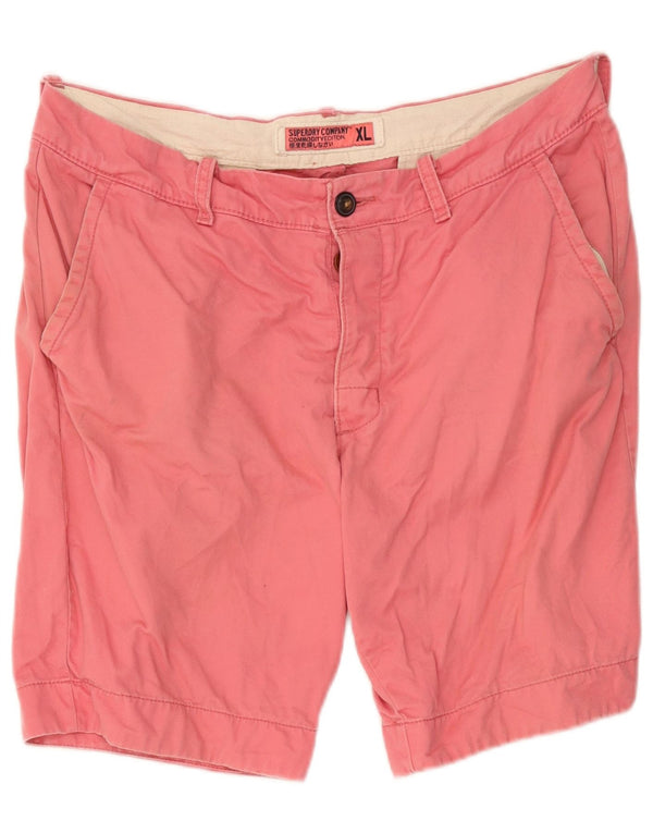 Shorts Chino Masculino Superdry XL W38 Algodão Rosa