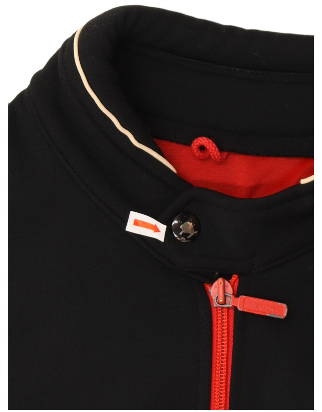 Jaqueta de treino masculina VINTAGE EU 50 médio vermelho colorblock retrô