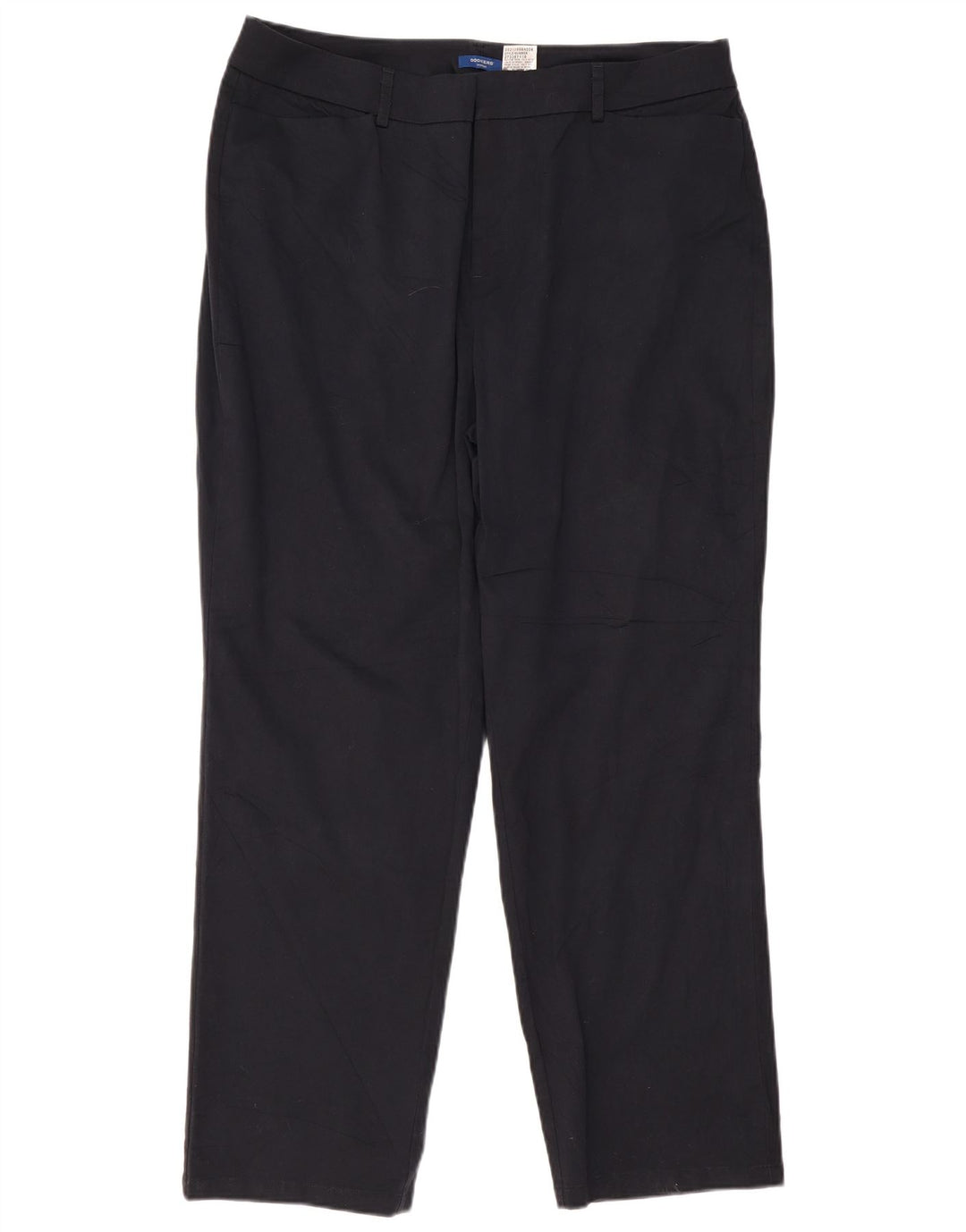 Calça feminina Dockers plus size casual US 18 2XL W40 L31 algodão azul marinho