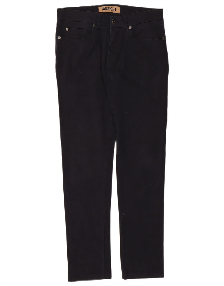 Rifle Masculino Slim Jeans W31 L30 Azul Marinho Algodão