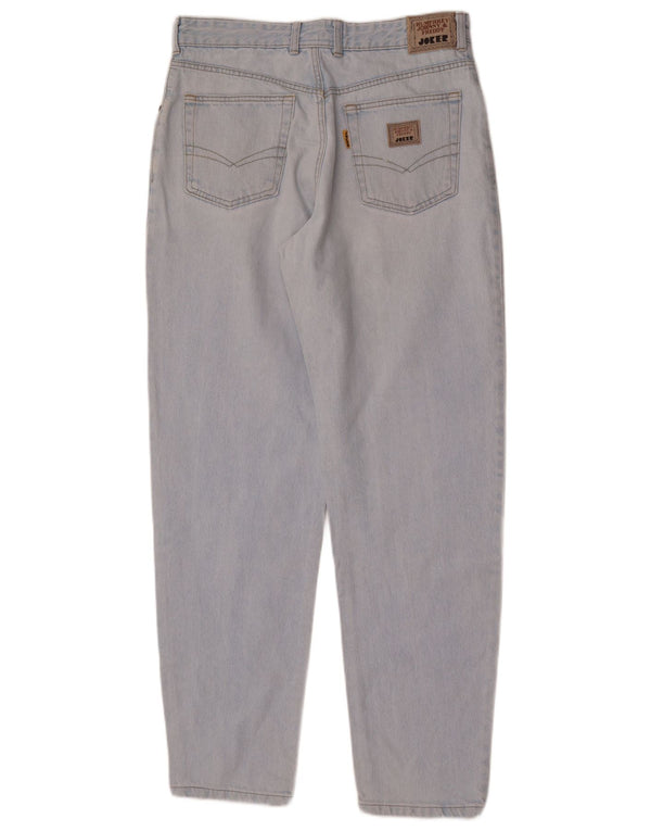 Joker Mens Tapered Jeans W34 L34 Azul Algodão