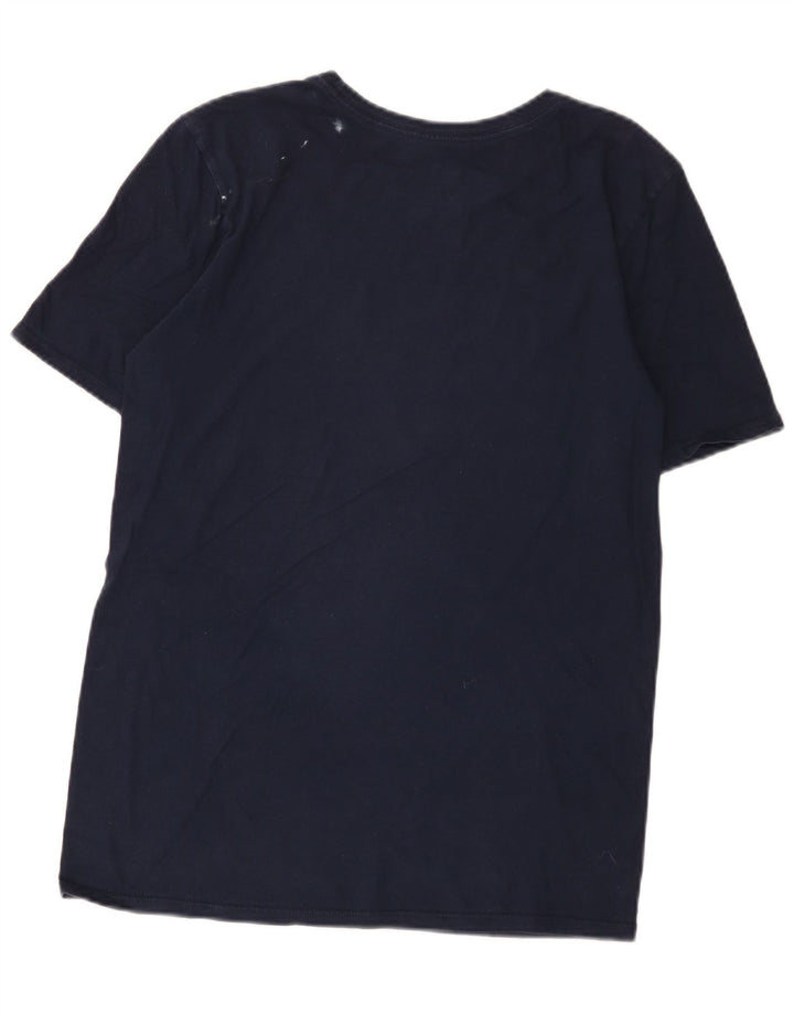 Camiseta masculina Nike Athletic Cut Top pequeno algodão azul marinho