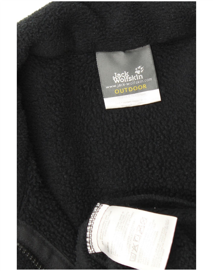 Jaqueta masculina de lã para exterior JACK WOLFSKIN Reino Unido 36/38 poliéster preto pequeno