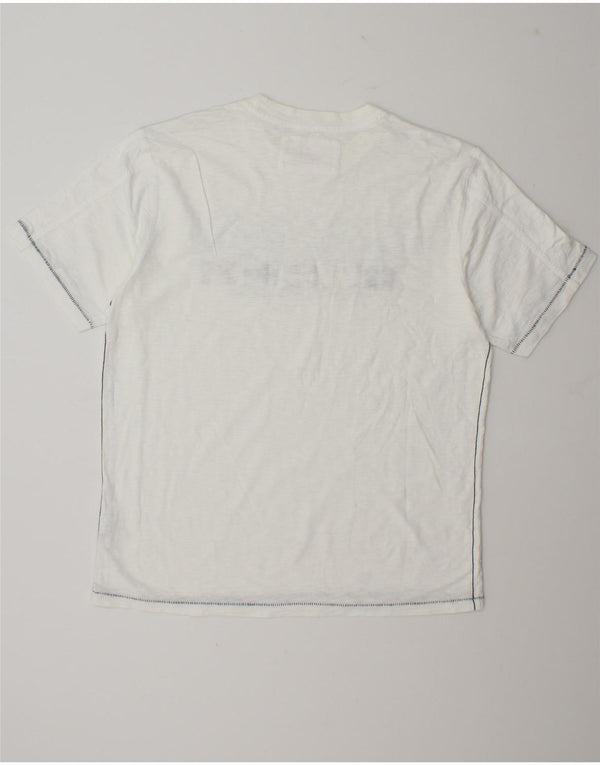 Camiseta masculina gráfica Napapijri XL algodão branco