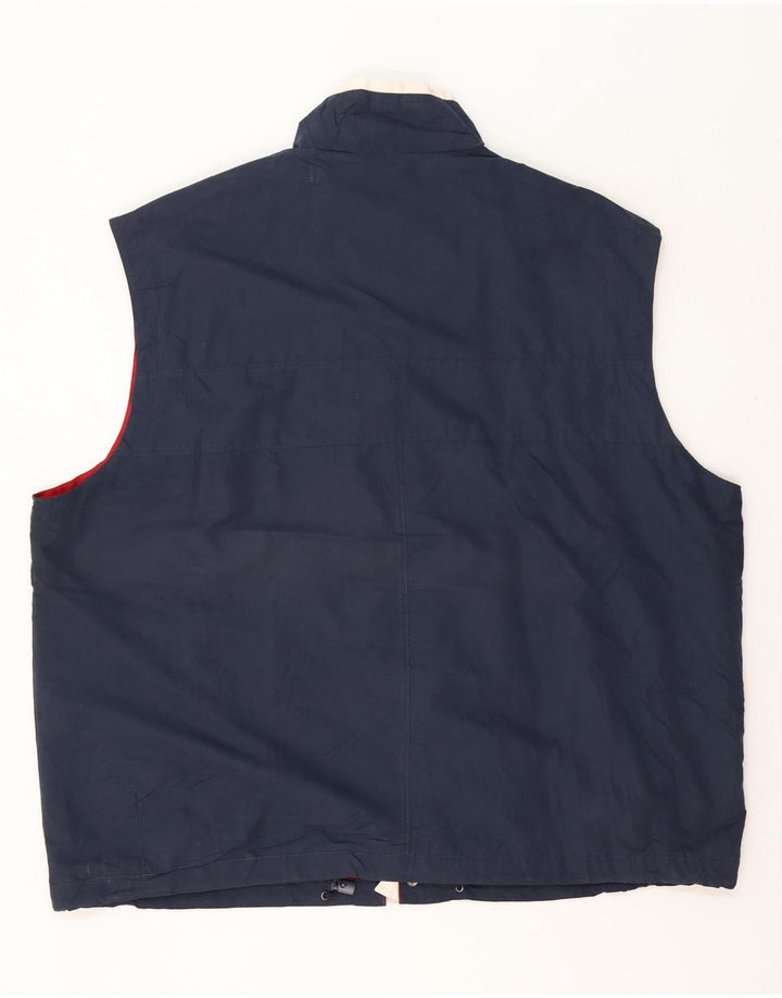 Wampum Mens Gilet UK 48 5XL Poliéster Azul Marinho