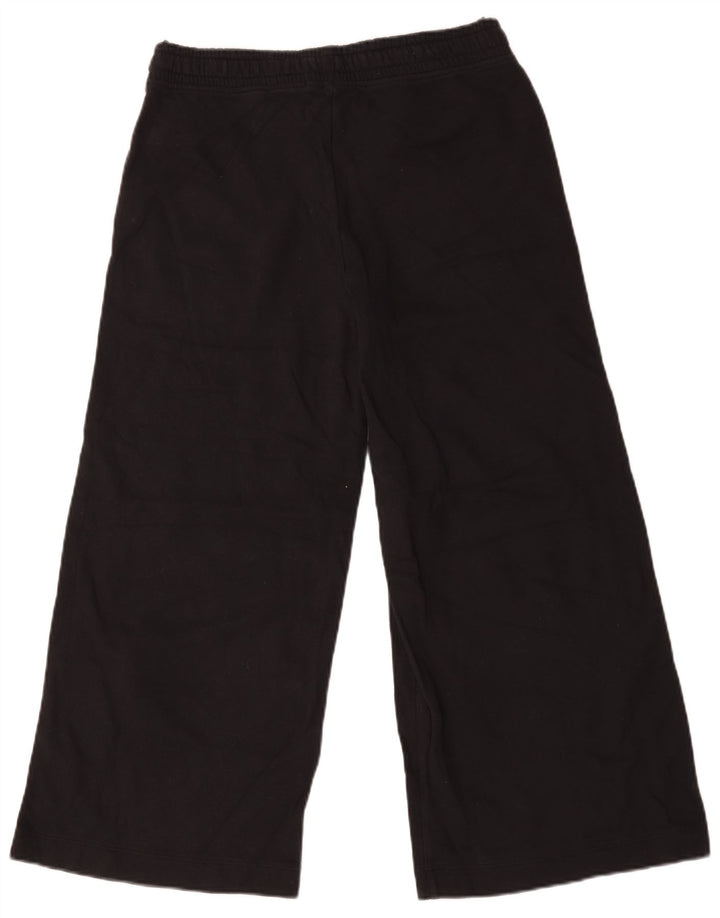 Calça de treino feminina Marks & Spencer com perna larga Reino Unido 12 médio preto