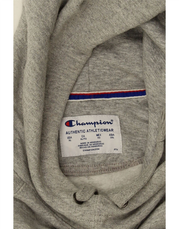 CHAMPION Suéter com capuz gráfico feminino UK 18 XL cinza