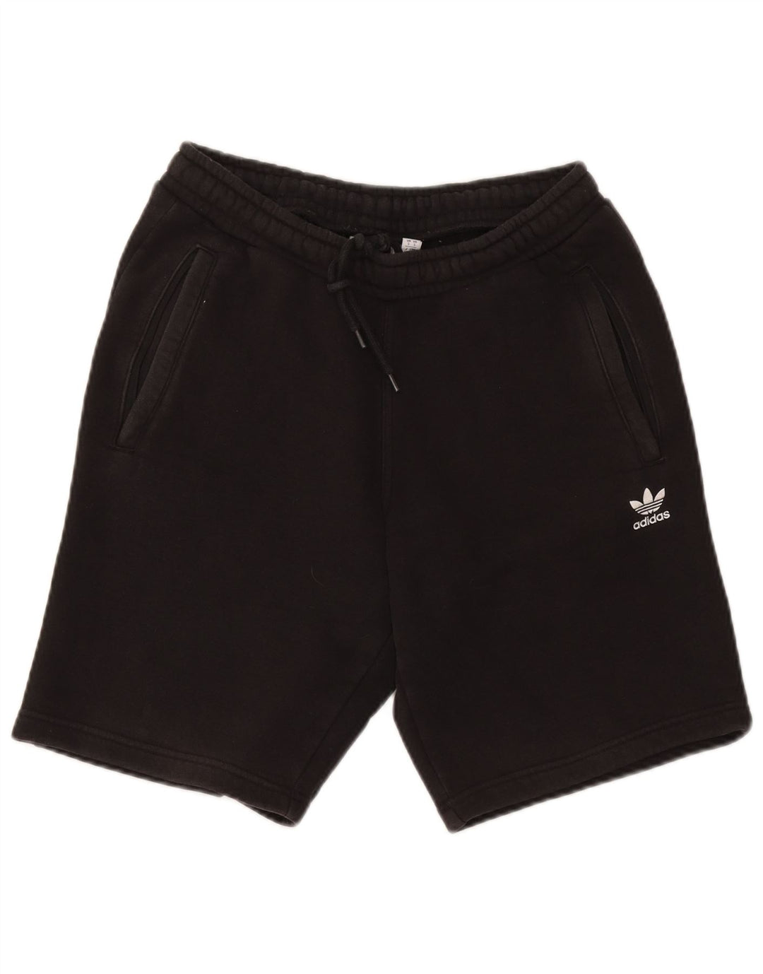 Adidas Mens Sport Shorts Pequeno Algodão Preto