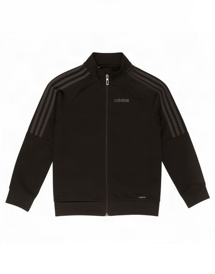 Casaco de treino Adidas Boys Climalite 6-7 anos preto poliéster