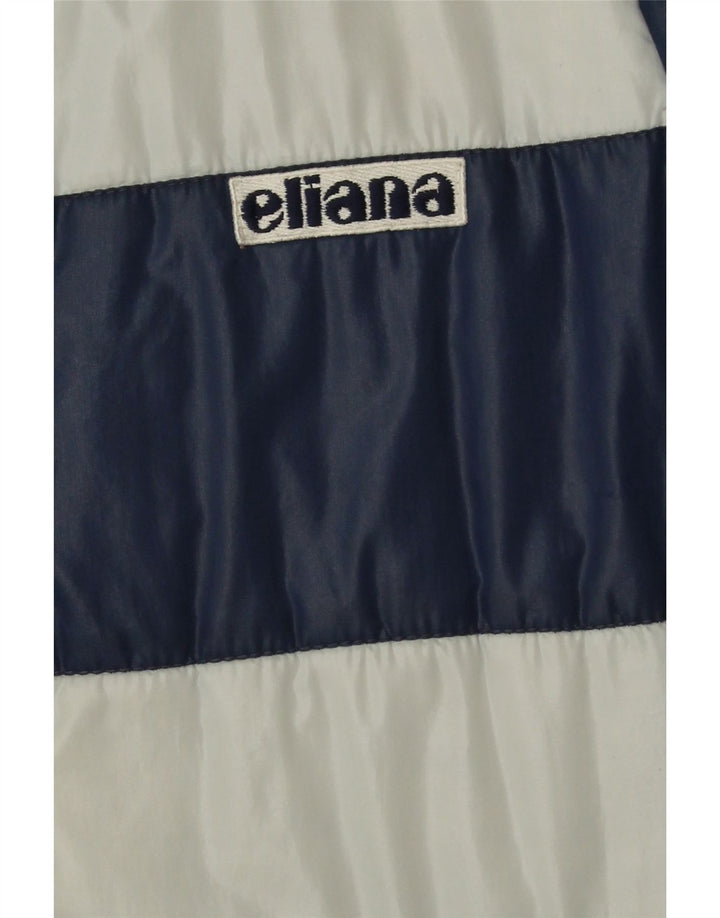 Jaqueta acolchoada masculina Eliana UK 40 grande listrada azul marinho