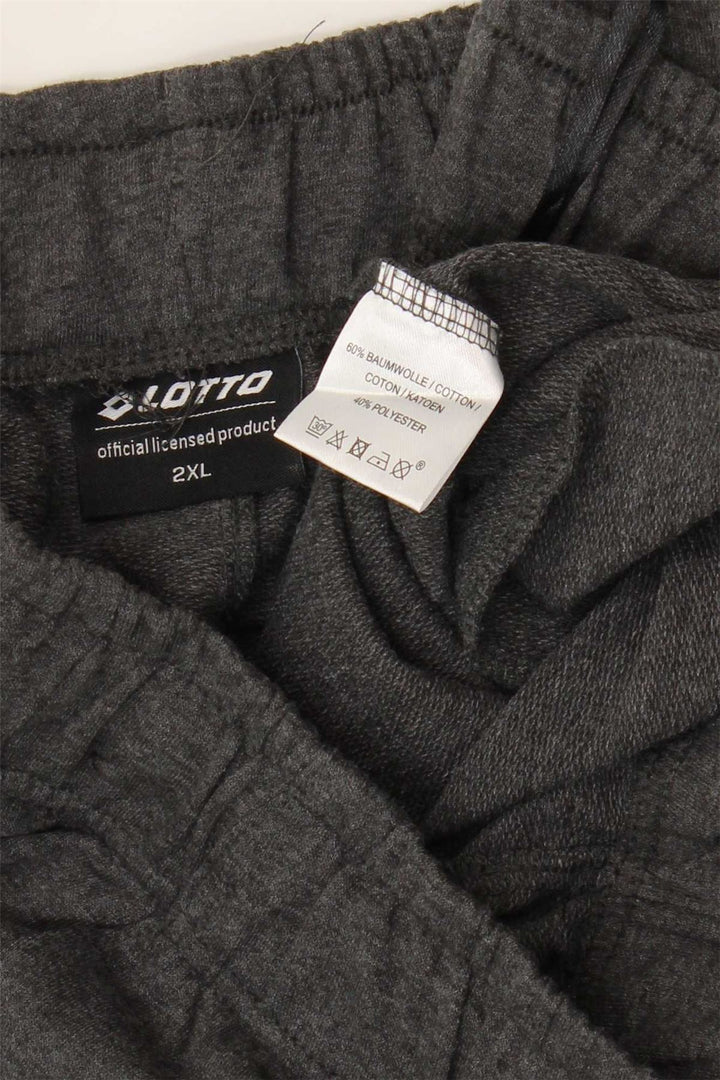 LOTTO Calça de treino masculina Joggers 2XL algodão cinza